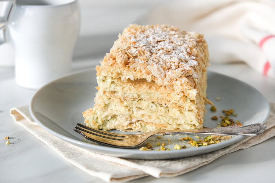Napoleon Pistáciový s mascarpone