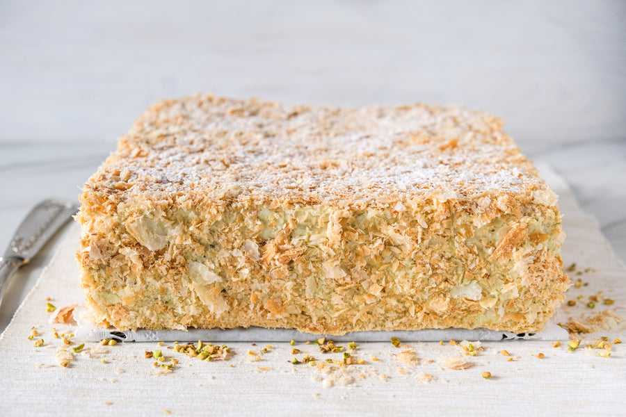 Napoleon Pistáciový s mascarpone