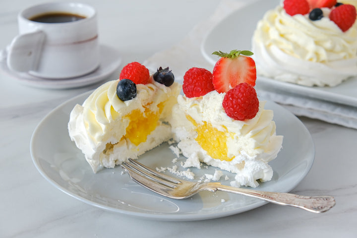 Pavlova zákusek – Mango